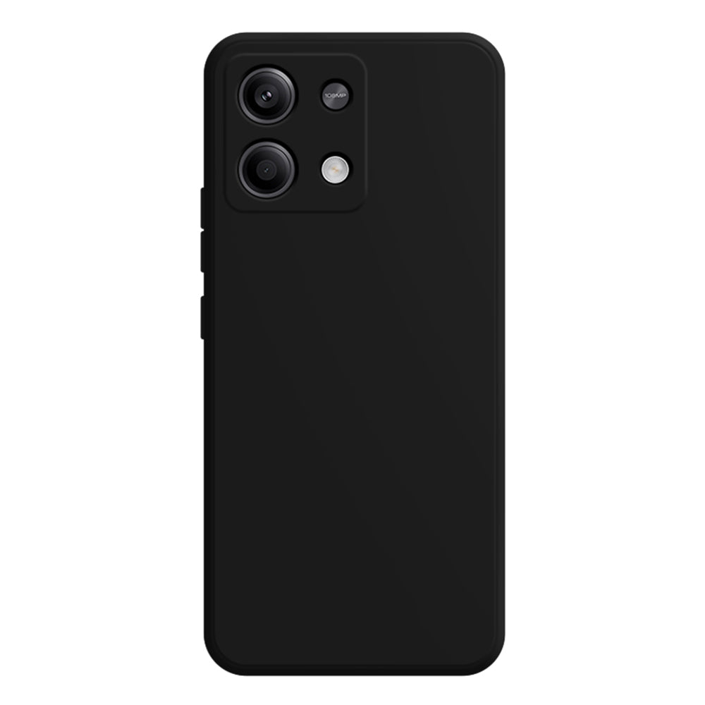 For Xiaomi Redmi Note 13 5G / 13 5G (China) Case Shockproof TPU Phone Cover with Straight Edge - Black For Xiaomi Redmi Note 13 5G / 13 5G (China) Case Shockproof TPU Phone Cover with Straight Edge - Black